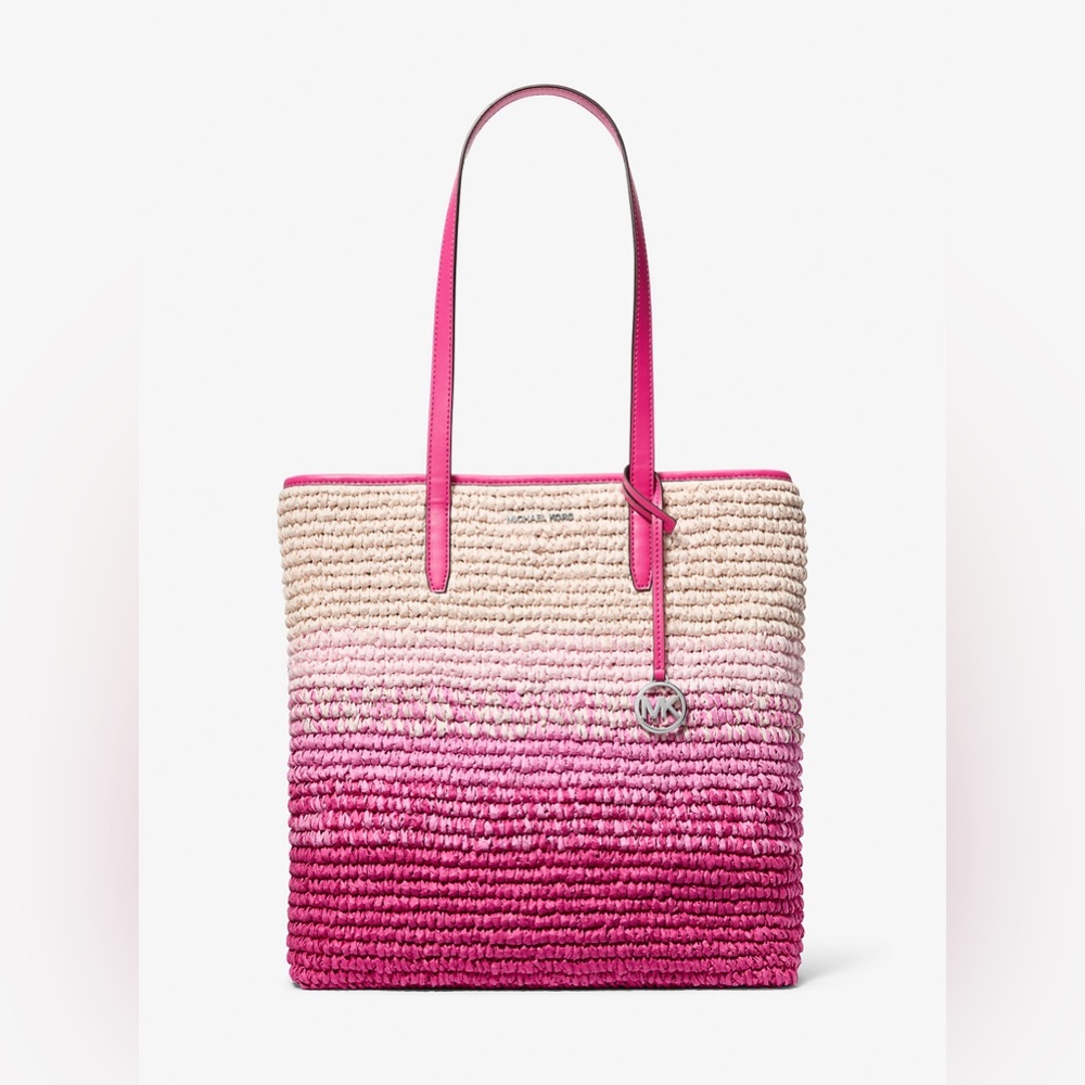 NWOT The Michael Large Ombré Straw Tote Bag